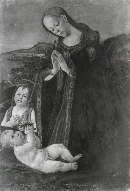 Stearn & Sons — Virgin and Child with St. John by J. del Sellaio — insieme